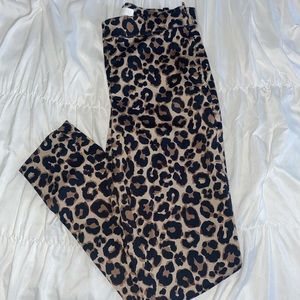 Cheetah print H&M pants! Great condition